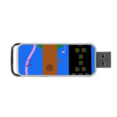 Growing  Portable Usb Flash (one Side) by Valentinaart