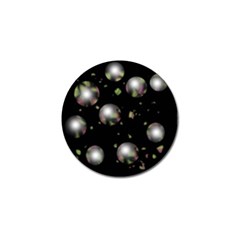 Silver Balls Golf Ball Marker by Valentinaart