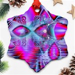 Crystal Northern Lights Palace, Abstract Ice  Ornament (Snowflake)  Front