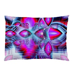 Crystal Northern Lights Palace, Abstract Ice  Pillow Case (Two Sides)