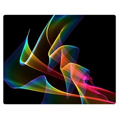 Crystal Rainbow, Abstract Winds Of Love  Double Sided Flano Blanket (medium)  by DianeClancy