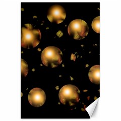 Golden balls Canvas 20  x 30  