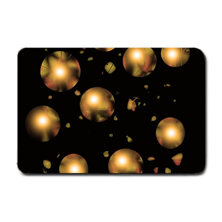 Golden balls Small Doormat 