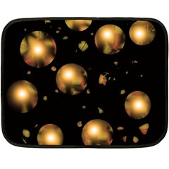 Golden balls Double Sided Fleece Blanket (Mini) 