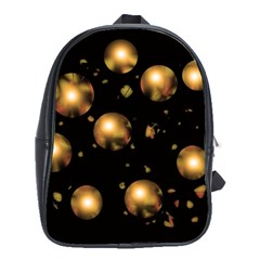 Golden balls School Bags(Large) 