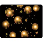 Golden balls Fleece Blanket (Medium)  60 x50  Blanket Front