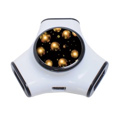 Golden balls 3-Port USB Hub