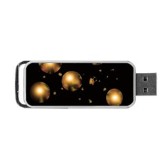 Golden balls Portable USB Flash (Two Sides)