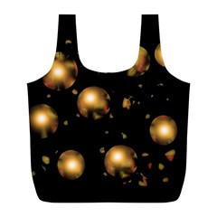 Golden balls Full Print Recycle Bags (L) 