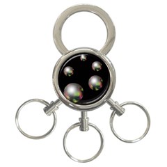 Silver Pearls 3-ring Key Chains by Valentinaart