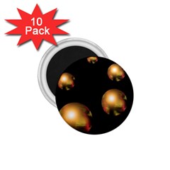 Golden Pearls 1 75  Magnets (10 Pack)  by Valentinaart