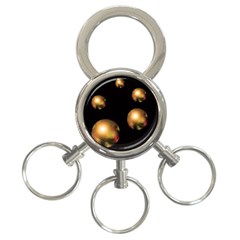 Golden Pearls 3-ring Key Chains by Valentinaart