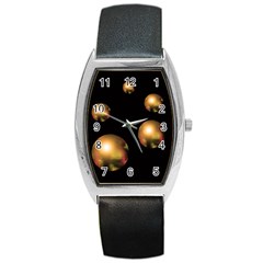 Golden Pearls Barrel Style Metal Watch by Valentinaart