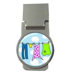 Laundry Money Clips (round)  by Valentinaart