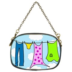 Laundry Chain Purses (two Sides)  by Valentinaart