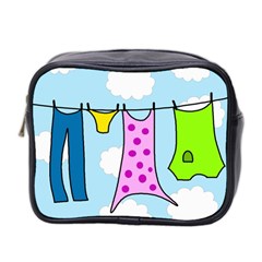 Laundry Mini Toiletries Bag 2-side by Valentinaart