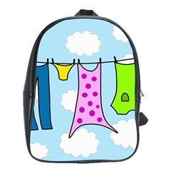 Laundry School Bags (xl)  by Valentinaart