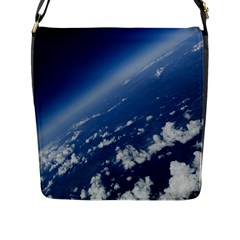 Space Photography Flap Messenger Bag (L) 