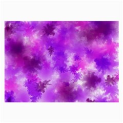 Purple Splatter Pattern Large Glasses Cloth by traceyleeartdesigns