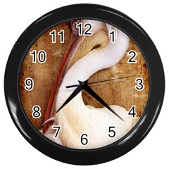 920-pelican Wall Clocks (black) by PimpinellaArt