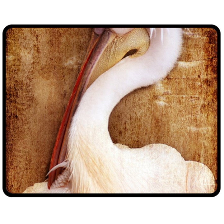 920-PELICAN Double Sided Fleece Blanket (Medium) 