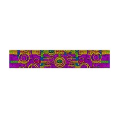 Carpe Diem In Rainbows Flano Scarf (mini) by pepitasart