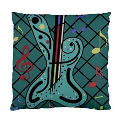 Blue Guitar Standard Cushion Case (one Side) by Valentinaart