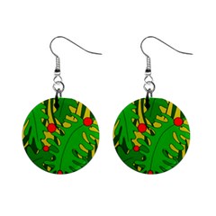 In The Jungle Mini Button Earrings by Valentinaart