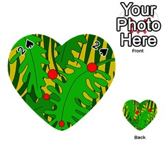 In The Jungle Playing Cards 54 (heart)  by Valentinaart