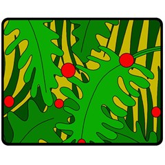 In The Jungle Fleece Blanket (medium)  by Valentinaart