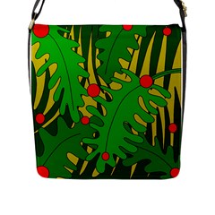 In The Jungle Flap Messenger Bag (l)  by Valentinaart