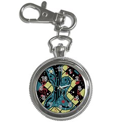 Playful Guitar Key Chain Watches by Valentinaart