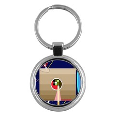 Decorative Abstraction Key Chains (round)  by Valentinaart