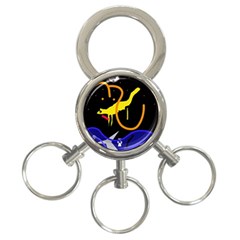 Crazy Dream 3-ring Key Chains by Valentinaart