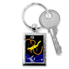 Crazy Dream Key Chains (rectangle)  by Valentinaart