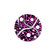 Purple Harmony Golf Ball Marker by Valentinaart