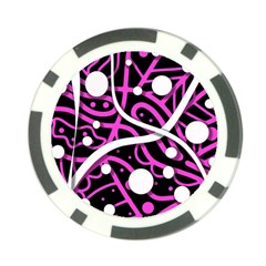 Purple Harmony Poker Chip Card Guards