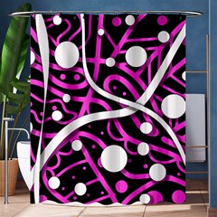 Purple Harmony Shower Curtain 60  X 72  (medium)  by Valentinaart