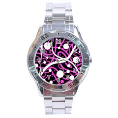 Purple Harmony Stainless Steel Analogue Watch by Valentinaart