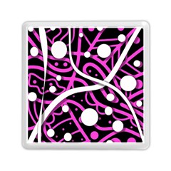 Purple Harmony Memory Card Reader (square)  by Valentinaart