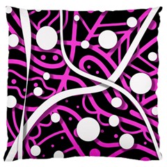 Purple Harmony Standard Flano Cushion Case (two Sides) by Valentinaart