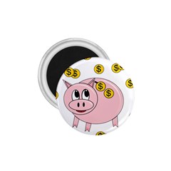 Piggy Bank  1 75  Magnets by Valentinaart