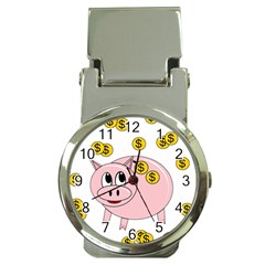 Piggy Bank  Money Clip Watches by Valentinaart