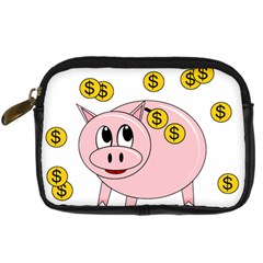 Piggy Bank  Digital Camera Cases by Valentinaart