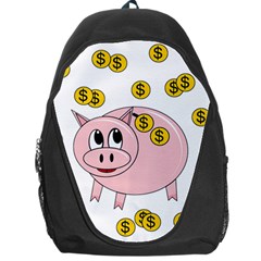 Piggy Bank  Backpack Bag by Valentinaart