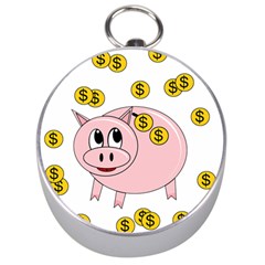 Piggy Bank  Silver Compasses by Valentinaart