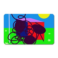 Sunny Day Magnet (rectangular) by Valentinaart