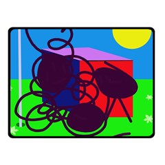 Sunny Day Fleece Blanket (small) by Valentinaart