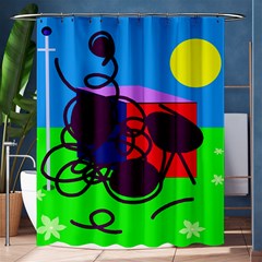 Sunny Day Shower Curtain 60  X 72  (medium)  by Valentinaart