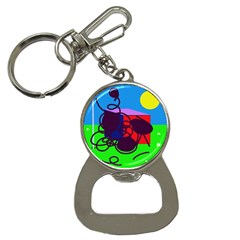 Sunny Day Bottle Opener Key Chains by Valentinaart